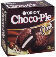 Пирожное CHOCO PIE Orion Dark 360г 1*8
