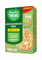 Каша Александровская ЗДОРОВОЕ МЕНЮ 400г пшено с нутом 1*6