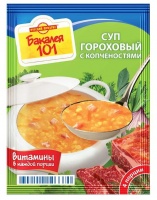 Суп РУССКИЙ ПРОДУКТ БАКАЛЕЯ 101 65г Гороховый с копченостями 1*25