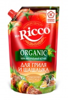 Кетчуп МИСТЕР РИККО ДЛЯ ГРИЛЯ И ШАШЛЫКА 350мл/350г д/пак 1*16 код.414-35К