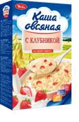 Каша УВЕЛКА 5*40г овсяная с клубникой 1*12 арт.720