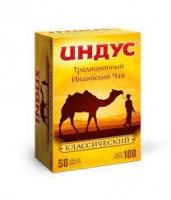 Чай ИНДУС Классический 50*2г черный индийский 1*36
