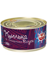 Килька HUNGROW 240г балтийская в т/с ГОСТ ж/б 1*24