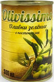 Оливки OLIVISSIMO 280г зеленые с/к ж/б 1*12