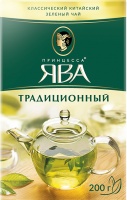 Чай ПРИНЦЕССА ЯВА 200г Традиционный зеленый 1*12 код0187-12