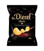 Чипсы Dr.Diesel 120г Горячий сыр 1*20