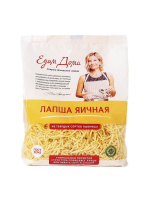 Лапша яичная ЕДИМ ДОМА 250г для супа и гарнира 1*16