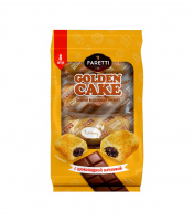 Изделие хлебобулочное сдобное GOLDEN CAKE 270г с шоколадной начинкой 1*8