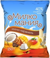 Карамель мини МИЛКОМАНИЯ 150г молочная 1*18