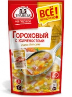 Смесь для супа ТРАПЕЗА НА ПЕРВОЕ 130г Гороховый с копчёностями 1*18