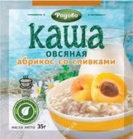 Каша РАДОВО 35г овсяная абрикос со сливками 1*20 