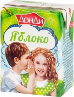 Нектар ДОНДИ 0,2л яблочный осветленный детский 1*27