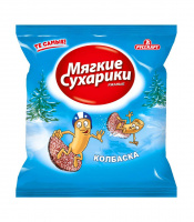 Сухарики РУССКАРТ 38г Колбаски мягкие 1*32