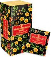 Чай Краснодарский Букет 25*2г черный 1*22 