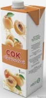 Сок ГОСТ 0,2л абрикосовый т/пак 1*27 б/шк