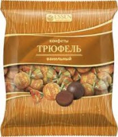 Конфеты TRUFFLE VANILLA 1кг 1*4