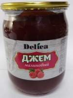 Джем DELAND 600г малиновый ст/б 1*8