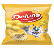 Чипсы DELUNA кукурузные Цветочки со вкусом банана 