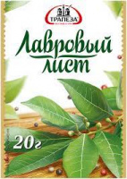 Лавровый лист ТРАПЕЗА 20г 1*20
