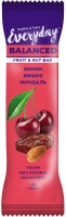 Батончик EVERYDAY Balanced 45г фруктово-ореховый вишня-миндаль 1*12