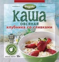 Каша РАДОВО 35г овсяная клубника со сливками 1*20 
