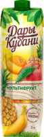 Нектар ДАРЫ КУБАНИ 1л Slim мультифрукт 1*6