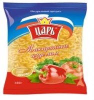 Макаронные изделия ЦАРЬ 450г Ригатоны в/с 1*16
