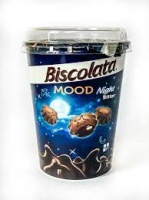 Печенье BISCOLATA MOOD BITTER 125г с черным шоколадом 1*24