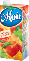 Нектар МОЙ 0,95л персик-яблоко 1*12
