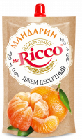 Джем МИСТЕР РИККО 300г Десертный Мандарин  дой пак 1*16 код.800-300К