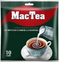 Напиток чайный MACTEA 16гр со вкусом сливок и сахаром 1*50