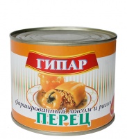 Перец ГИПАР 540г фаршированный мясом и рисом 1*24