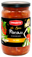 Фасоль ПИКАНТА 350г со вкусом сыра ст/б 1*10