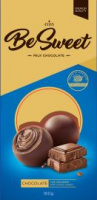 Конфеты BESWEET 80г из молочного шоколада с шоколадной начинкой  1*24