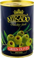 Оливки MIKADO 300мл зеленые б/к ж/б  1*12 