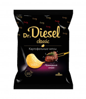 Чипсы Dr.Diesel 120г Мраморный стейк 1*20