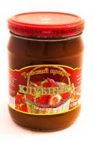 Повидло ТУЛЬСКИЙ ПРОДУКТ 550г яблочно- клубничное ГОСТ твист 1*12