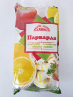 Парварда 250г со вкусом клубники.апельсина.яблока.лимона 1*24