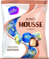 Конфеты КОНТИ-МУСС 240г молоко 1*18 код.9542