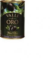 Маслины ЗОЛОТАЯ ДОЛИНА 300г Valle De Oro с косточкой ж/б 1*12