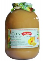 Сок СОКИ КРЫМА 3л яблочный с мякотью 1*4