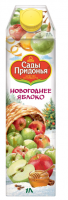 Напиток САДЫ ПРИДОНЬЯ 1л яблочный с ароматом корицы, гвоздики и мёда Новогоднее яблоко 1*12