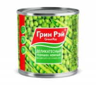 Горошек зеленый Green Ray 425мл ГОСТ без ключа 1*12