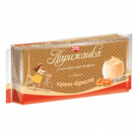 Вафли ПАРИЖАНКА 210г со вкусом крем-брюле 1*13 Сладкая Слобода