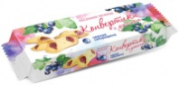 Печенье КОНВЕРТИКИ С ДЖЕМОМ 180г с джемом черная смородина 1*12 код ВП310