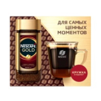 Кофе NESCAFE GOLD 95г ст/б кружка в подарок 1*8