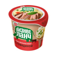 Пюре картофельное БИЗНЕС ЛАНЧ 40г говядина  1*24