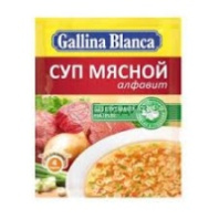 Суп ГАЛИНА БЛАНКА 59г мясной алфавит 1*24 