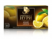 Чай ПРИНЦЕССА НУРИ 25*1,5г Яркий лимон 1*18 код0253-18
