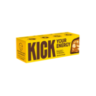 Батончик KICK YOUR ENERGY 45г арахисовый в темном шоколаде 1*10